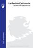 La Gestión Patrimonial
