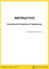 INSTRUCTIVO. Actualización de Aperturas Programáticas
