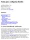 Notas para configurar Postfix