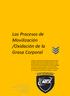 Los Procesos de. Movilización /Oxidación de la Grasa Corporal