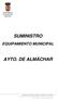SUMINISTRO AYTO. DE ALMÁCHAR