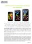 ARCHOS presenta su económica gama de teléfonos libres Android 3G+