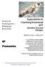 Promoción. Especialista en Coaching Emocional EFT. Centro de Investigación y Pedagogía Emocional. (Emotion Focused Therapy)