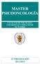MASTER PSICOONCOLOGÍA FACULTAD DE PSICOLOGÍA UNIVERSIDAD COMPLUTENSE DE MADRID