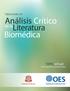 Diplomado en. Análisis Crítico. Literatura. de la. Biomédica. 100% virtual. >Inscripciones permanentes