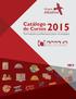 Catálogo. de Cursos2015. Formación profesional para el empleo