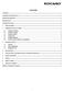 Contenido. Contenido... I. Condiciones Generales de Uso... II. Información Importante... II. Especificaciones... II. Contenido de la Caja...