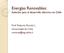 Energías Renovables: Solución para el desarrollo eléctrico en Chile