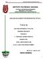 ANÁLISIS DE ACEROS POR MICROSCOPIA ÓPTICA T E S I S QUE PARA OBTENER EL TITULO DE: INGENIERO MECÁNICO PRESENTA: C. FERNANDO GUZMAN ORNELAS