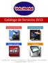 Catálogo de Servicios 2015