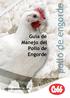 Guía de Manejo del Pollo de Engorde. pollo de engorde. cobb-vantress.com