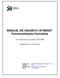 MANUAL DE USUARIO INTERNET Funcionalidades Contables