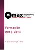 Formación 2013-2014 Qmax Consulting SL 2013