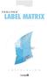 TEKLYNX LABEL MATRIX