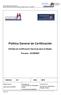 Política General de Certificación