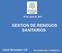 GESTION DE RESIDUOS SANITARIOS