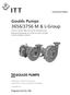 ITT. 3656/3756 M & L-Group. Goulds Pumps. Engineered for life. Commercial Water