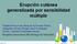 Erupción cutánea generalizada por sensibilidad múltiple