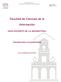Facultad de Ciencias de la. Información