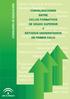 CONVALIDACIONES ENTRE CICLOS FORMATIVOS DE GRADO SUPERIOR Y ESTUDIOS UNIVERSITARIOS DE PRIMER CICLO