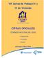 VIII Censo de Población y IV de Vivienda CIFRAS OFICIALES