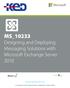 MS_10233 Designing and Deploying Messaging Solutions with Microsoft Exchange Server 2010
