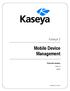 Kaseya 2. Guía del usuario. Versión 7.0. Español