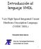 Introducción al lenguaje VHDL