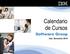 Calendario de Cursos. Software Group. 2do. Semestre 2010