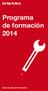 Programa de formación 2014