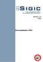 Funcionalidades SIGIC. Versión 3.0 2009