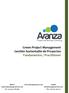 Green Project Management Gestión Sustentable de Proyectos Fundamentos / Practitioner