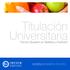 Titulación Universitaria. Técnico Superior en Dietética y Nutrición