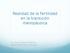 Realidad de la Fertilidad en la transición menopáusica. Dr. Claudio Regueyra Edelman Medicina Reproductiva Humana