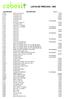 LISTA DE PRECIOS - 003