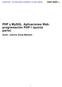 PHP y MySQL. Aplicaciones Web: programación PHP I (quinta parte) Autor: Johnny Zulca Mamani