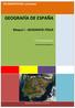 GEOGRAFÍA DE ESPAÑA. Bloque I - GEOGRAFÍA FÍSICA IES MONTEVIVES, LAS GABIAS. 2º de Bachillerato D O M I N G O C O R T E S C O U S O