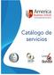Catálogo de servicios