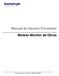 Manual de Usuario Proveedor Módulo Monitor de Obras