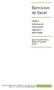 Ejercicios de Excel. TEMA 1. Sistemas de Información Digitales II 2007/2008. Ignacio González Alonso y Alberto M.