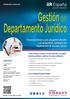 Gestión del Departamento Jurídico