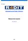 Victor Algaba. Autamatización Radio Software. Manual del usuario. www.radit.org. Radit