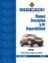Manual Descriptivo y de Reparabilidad Cherokee Sport 2001