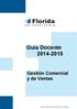 Guía Docente 2014-2015. Gestión Comercial y de Ventas
