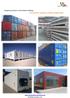 Shipping containers and modular buildings Contenedores marítimos y módulos prefabricados