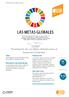 8-14. Presentación de Las Metas Globales para el Desarrollo Sostenible. Preparación. Tema. Resultados del Aprendizaje.