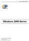 Windows 2000 Server. Manual de Windows 2000 Server