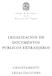 LEGALIZACION DE DOCUMENTOS PUBLICOS EXTRANJEROS