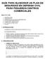 GUÍA PARA ELABORAR UN PLAN DE SEGURIDAD EN DEFENSA CIVIL PARA PEQUEÑOS CENTROS COMERCIALES