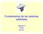 Fundamentos de los sistemas satelitales. Capítulo 2 IT236 2010-3